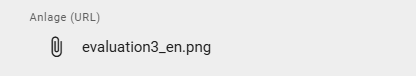 Dieser Screenshot zeigt die Möglichkeit eine Anlage am selektieren Diagramm bzw. Objekt zu öffnen. Außerdem ist die Büroklammer im Chip eines referenzierten Objekts markiert, wo ein Klick das Öffnen dessen Anlage bewirkt.