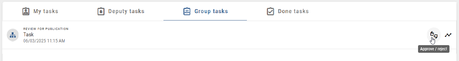 The screenshot demonstrates how to claim a group task.