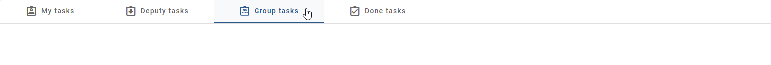 The tab "group tasks" is shown here.