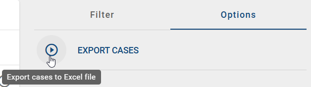 The option to create an event log in the sidebar of the case list for a ProcessApp is displayed here.